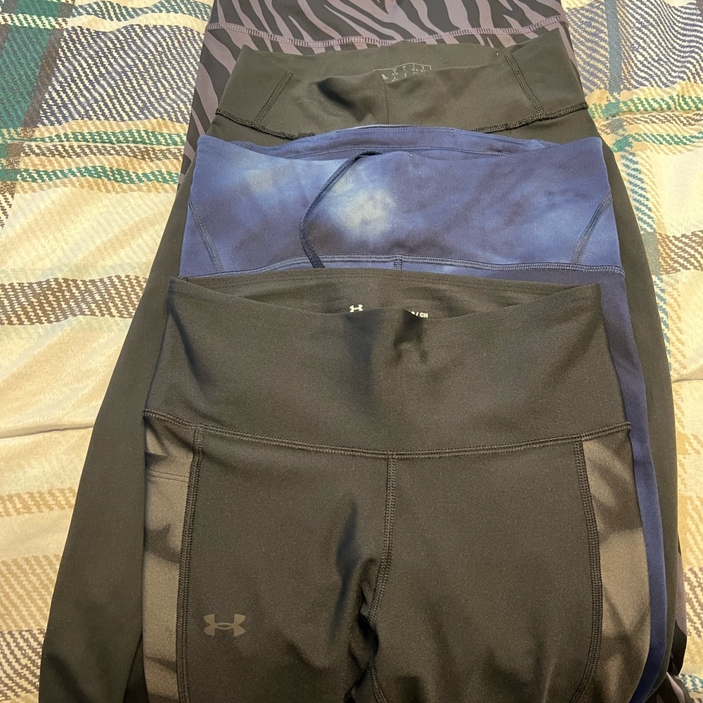 NIke, Adidas, Under armour, leggings